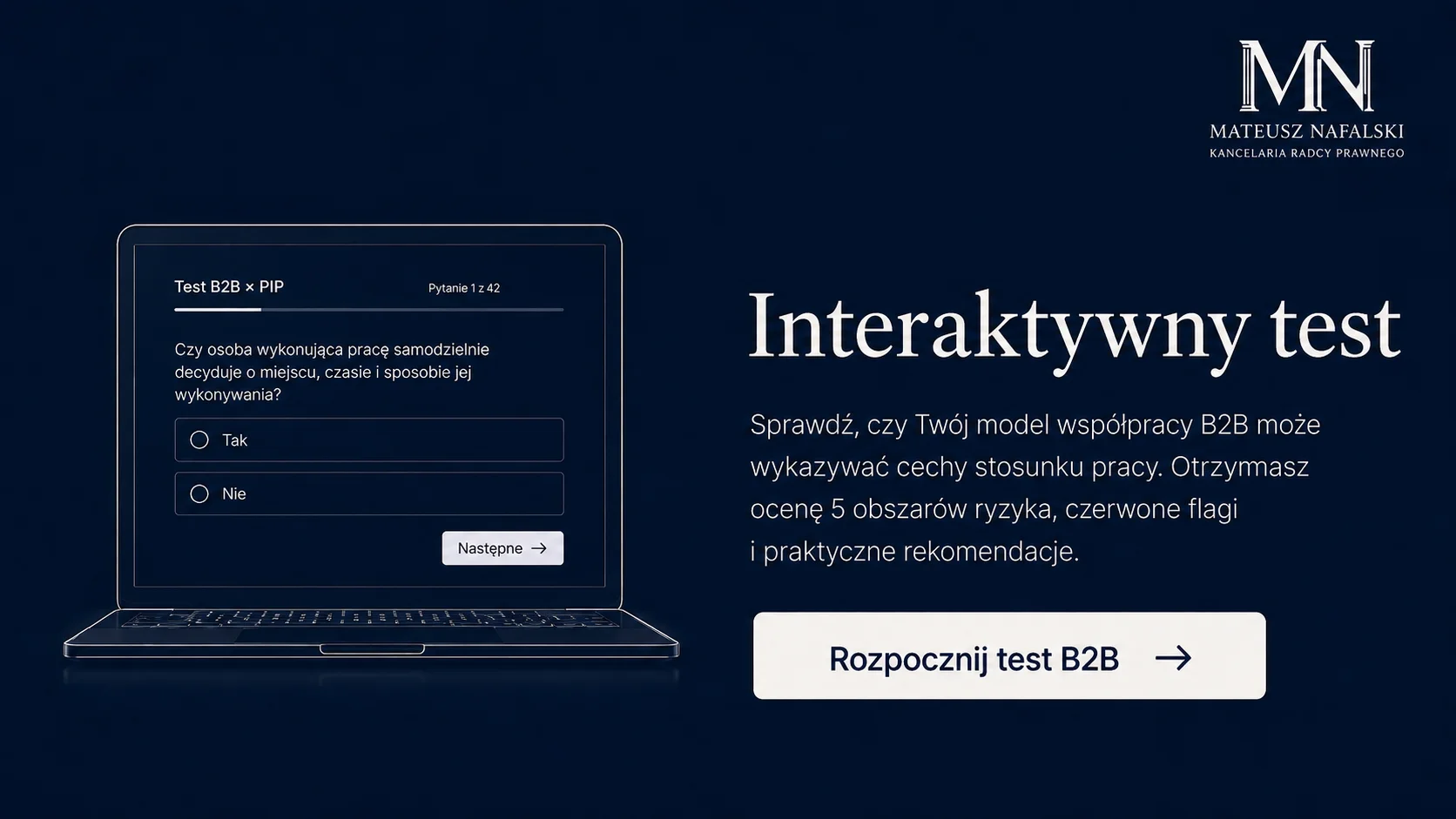 Sprawdź ryzyko swojego modelu współpracy B2B